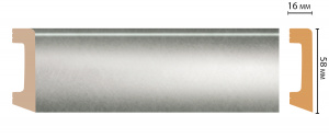 Плинтус композитный напольный DECOMASTER D234-375ДМ