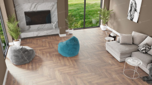 Каменно-полимерная плитка Alpine Floor PARQUET LIGHT / ДУБ ROYAL ЕСО 13-2