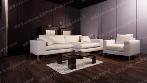 Инженерная доска Global Parquet "Classic" / Ясень Dark Chokolate (Тёмный Шоколад)