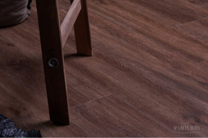 Каменно-полимерная плитка CERAMO VINILAM WOOD / 61518 Дуб Парижский