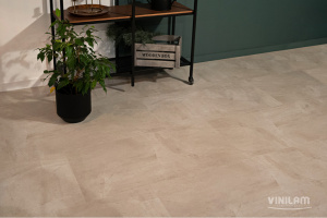 Кварц-виниловая плитка CERAMO VINILAM XXL Glue / 71615 Бетон Белый