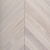 Паркет Елка Французская Lab Arte Chevron Дуб Селект Чегет белый лак 700610х90х153 45°
